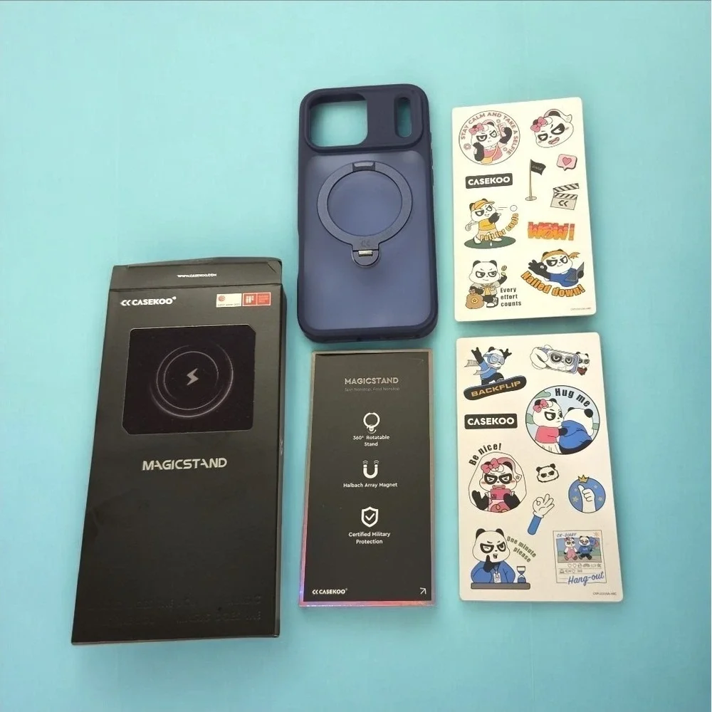 Casekoo Magicstand Blue Case for iPhone 17 Pro Max‎